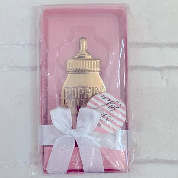 Poppin Bottles Gold Baby Bottle Opener Gift for Him / Her - Picture 2 of 4
